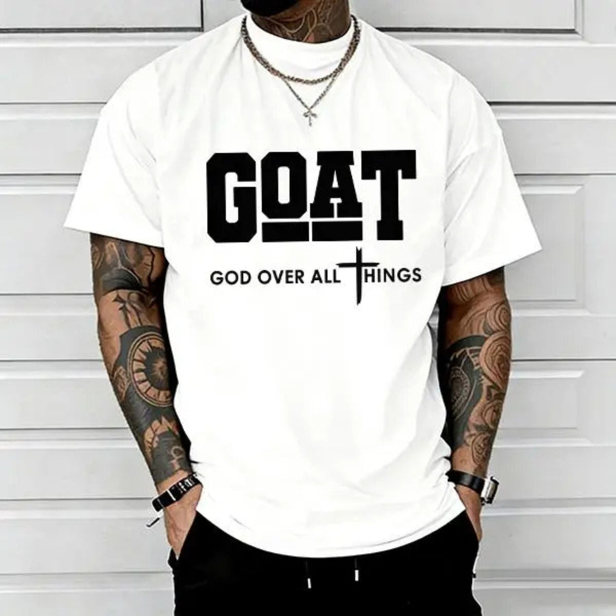 "GOAT" God Over All Things T-Shirt