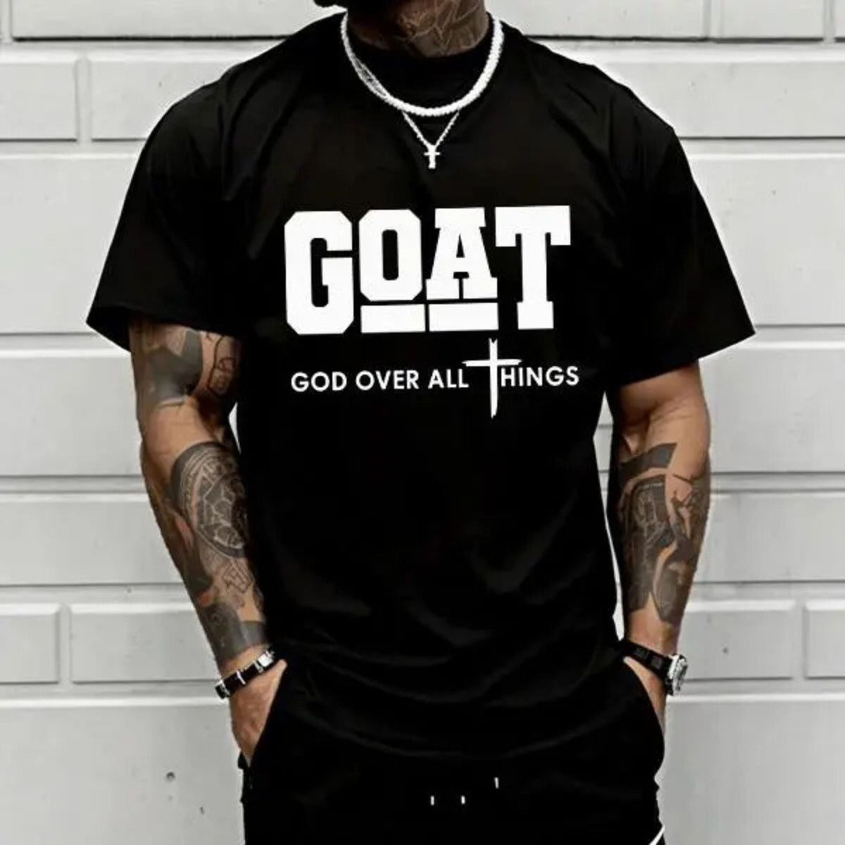 "GOAT" God Over All Things T-Shirt